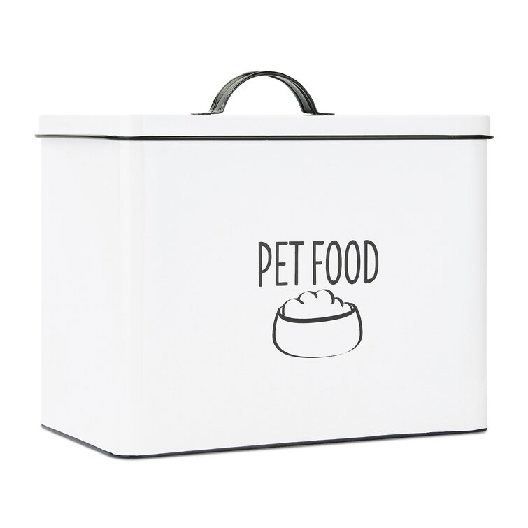 Cat food storage clearance bin